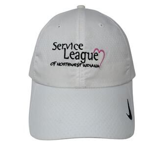Service League Of Northwest Indiana Strapback Baseball Cap White OS Nike Golf